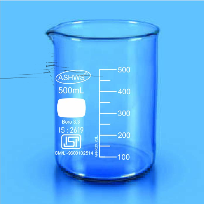 A11 ISI Marked Beakers Low Form with Spout
